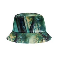 Trees Forest Mystical Forest Background Landscape Nature Bucket Hat