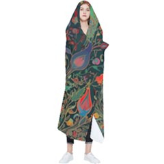 Flowers Trees Forest Mystical Forest Nature Background Landscape Wearable Blanket