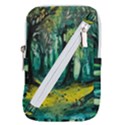 Trees Forest Mystical Forest Nature Junk Journal Landscape Nature Belt Pouch Bag (Small) View1