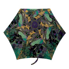 Flowers Trees Forest Mystical Forest Nature Mini Folding Umbrellas