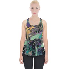 Flowers Trees Forest Mystical Forest Nature Piece Up Tank Top by Maspions