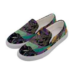 Flowers Trees Forest Mystical Forest Nature Women s Canvas Slip Ons