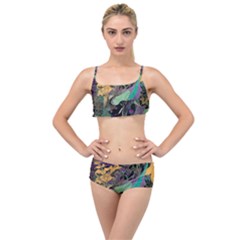 Flowers Trees Forest Mystical Forest Nature Layered Top Bikini Set