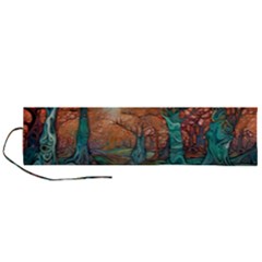 Trees Tree Forest Mystical Forest Nature Junk Journal Scrapbooking Landscape Nature Roll Up Canvas Pencil Holder (l)