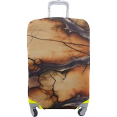 Texture Woodgrain Pattern Nature Wood Pattern Luggage Cover (large)