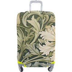 Flower Floral Pattern Floral Digital Paper Spring Flora Botanical Blossom Bloom Vintage Art Luggage Cover (large)