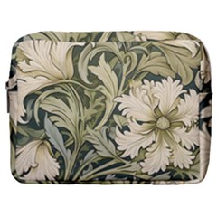 Flower Floral Pattern Floral Digital Paper Spring Flora Botanical Blossom Bloom Vintage Art Make Up Pouch (large)