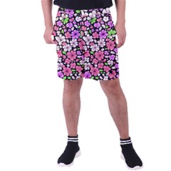 Flowers Floral Pattern Digital Texture Beautiful Men s Pocket Shorts