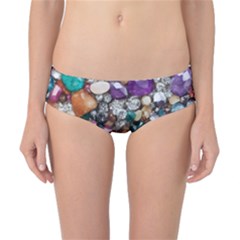 Seamless Texture Gems Diamonds Rubies Decorations Crystals Seamless Beautiful Shiny Sparkle Repetiti Classic Bikini Bottoms