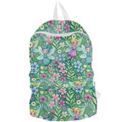 Fairies Fantasy Background Wallpaper Design Flowers Nature Colorful Foldable Lightweight Backpack