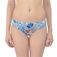 Berries Foliage Seasons Branches Seamless Background Nature Hipster Bikini Bottoms