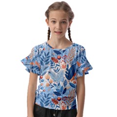 Berries Foliage Seasons Branches Seamless Background Nature Kids  Cut Out Flutter Sleeves