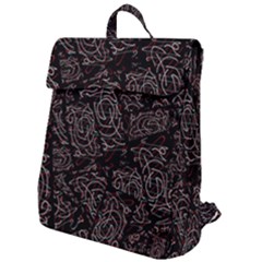 Fusionvibrance Abstract Design Flap Top Backpack by dflcprintsclothing