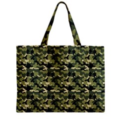 Camouflage Pattern Zipper Mini Tote Bag