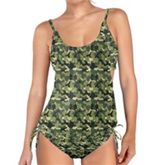 Camouflage Pattern Tankini Set by goljakoff