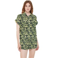 Camouflage Pattern Chiffon Lounge Set by goljakoff