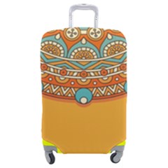 Mandala Orange Luggage Cover (medium)