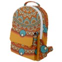 Mandala orange Flap Pocket Backpack (Small) View1