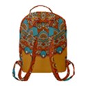 Mandala orange Flap Pocket Backpack (Small) View3