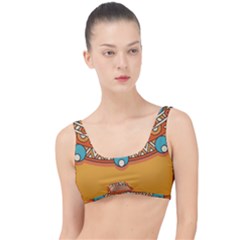 Mandala Orange The Little Details Bikini Top