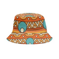 Mandala Orange Bucket Hat by goljakoff