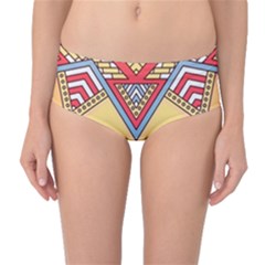 Mandala Sun Mid-waist Bikini Bottoms