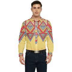 Mandala Sun Men s Long Sleeve  Shirt