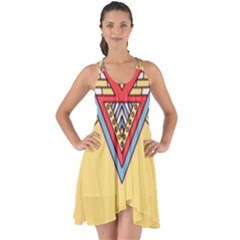 Mandala Sun Show Some Back Chiffon Dress