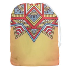 Mandala Sun Drawstring Pouch (3xl) by goljakoff