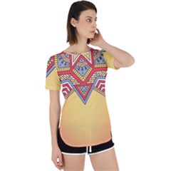 Mandala Sun Perpetual Short Sleeve T-shirt by goljakoff