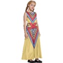 Mandala sun Kids  Satin Sleeveless Maxi Dress View3