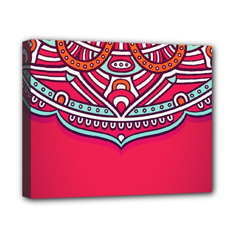 Mandala Red Canvas 10  X 8  (stretched)