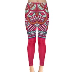 Mandala Red Everyday Leggings 