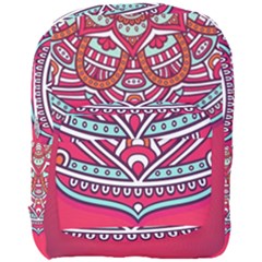Mandala Red Full Print Backpack