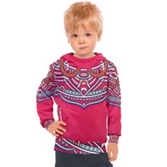 Mandala Red Kids  Hooded Pullover