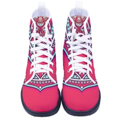 Mandala Red Men s High-top Canvas Sneakers by goljakoff