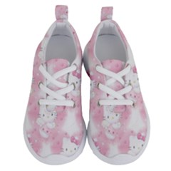 Hello Kitty Pattern, Hello Kitty, Child, White, Cat, Pink, Animal Running Shoes by nateshop