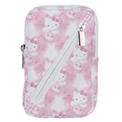 Hello Kitty Pattern, Hello Kitty, Child, White, Cat, Pink, Animal Belt Pouch Bag (Small)