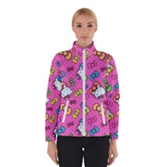 Hello Kitty, Cute, Pattern Women s Bomber Jacket by nateshop