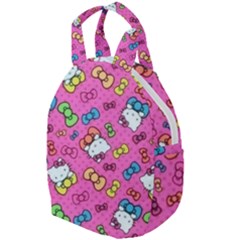 Hello Kitty, Cute, Pattern Travel Backpack by nateshop