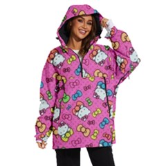 Hello Kitty, Cute, Pattern Women s Ski And Snowboard Waterproof Breathable Jacket