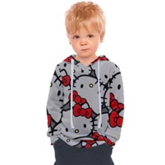 Hello Kitty, Pattern, Red Kids  Overhead Hoodie by nateshop