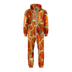 Oranges Patterns Tropical Fruits, Citrus Fruits Hooded Jumpsuit (kids) by nateshop