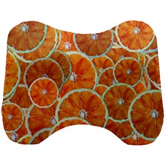 Oranges Patterns Tropical Fruits, Citrus Fruits Head Support Cushion