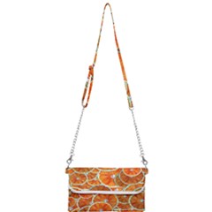 Oranges Patterns Tropical Fruits, Citrus Fruits Mini Crossbody Handbag