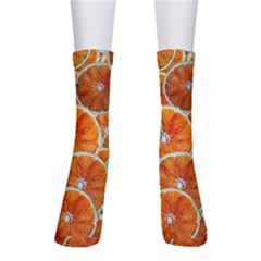 Oranges Patterns Tropical Fruits, Citrus Fruits Crew Socks by nateshop