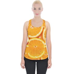 Oranges Textures, Close-up, Tropical Fruits, Citrus Fruits, Fruits Piece Up Tank Top