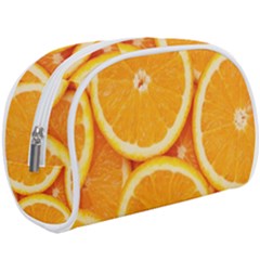 Oranges Textures, Close-up, Tropical Fruits, Citrus Fruits, Fruits Make Up Case (Large)