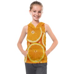 Oranges Textures, Close-up, Tropical Fruits, Citrus Fruits, Fruits Kids  Sleeveless Hoodie