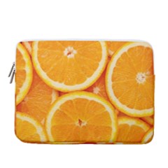 Oranges Textures, Close-up, Tropical Fruits, Citrus Fruits, Fruits 15  Vertical Laptop Sleeve Case With Pocket
